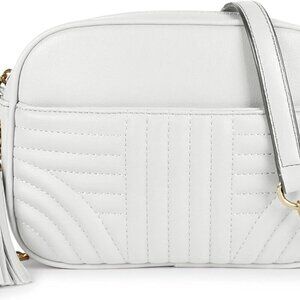 Quilted Crossbody Bags for Women - Stylish Camera Bag with Tassel - Lightweight
